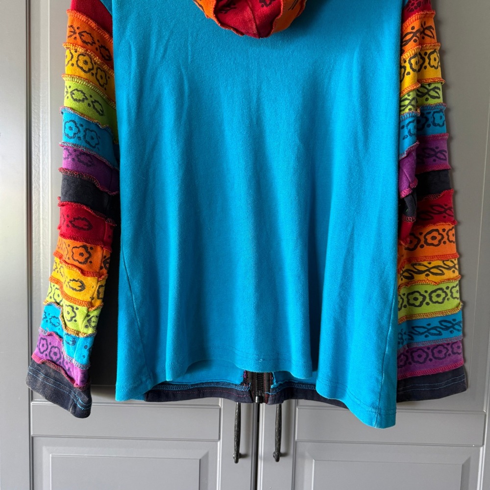 Rising International Boho Rainbow Patchwork Beade… - image 8